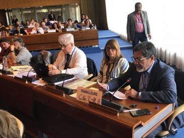 GERARDO MARTINEZ EXPONE ANTE LA CAS POR EL CASO BRASIL POR EL CONVENIO 98 DE NEGOCIACIÓN COLECTIVA