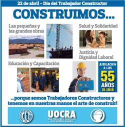 22 de abril - Día del Trabajador Constructor