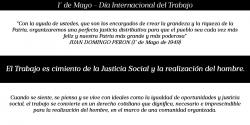 1 de Mayo - Día Internacional del Trabajo