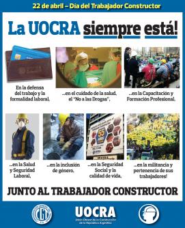 22 de abril - Día del Trabajador Constructor 