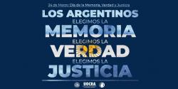 24 de Marzo: Día de la Memoria, Verdad y Justicia