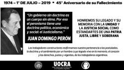 45 Aniversario del Fallecimiento de Juan Domingo Peron