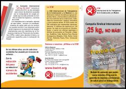 Campaña Sindical Internacional - No más de 25kg!!!