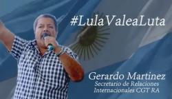 Campaña sindical internacional de apoyo a Lula 