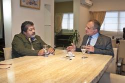 Gerardo Martinez, met Mr. Martin Buzzi, Chubut Governor