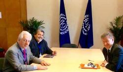Gerardo Martínez, como miembro del Consejo de Administración de la OIT, Secretario de Relaciones Internacionales CGT RA y Secretario General de la UOCRA participó de la Reunión mantenida con el Director General de la OIT Guy Ryder y con el Ministro de Trabajo de la Provincia de Buenos Aires, Dr. Oscar Cuartango.