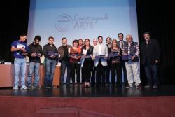 Gerardo Martinez awarded the winners of the Contest Building up Art