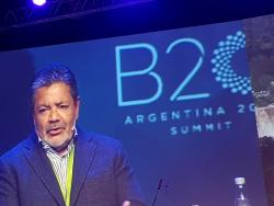 GERARDO MARTINEZ EXPUSO EN LA CUMBRE DEL B20