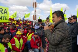 Gerardo Martinez inauguró dos sedes gremiales en Trelew - Chubut  y en Comandante Piedra Buena - Santa Cruz