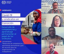 Gerardo Martínez participó del Webinar Desarrollo de competencias y aprendizaje permanente: el papel de los sindicatos”