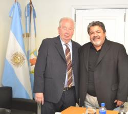 Gerardo Martinez recibió al Sr. Julio Grondona, Presidente de la AFA y Vicepresidente Primero de la 