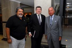 Guy Ryder Director General de la OIT con Gerardo Martinez y  Daniel Funes de Rioja