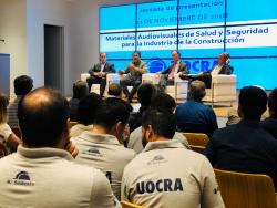 Jornada de presentación materiales audiovisuales de Salud y Seguridad para la Industria de la Construcción en el ECU