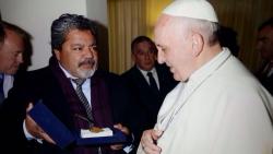 MEETING OF GERARDO MARTINEZ WITH OUR POPE FRANCIS