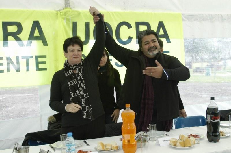 Gerardo Martinez: Sharan Burrow y Gerardo MartÃ­nez