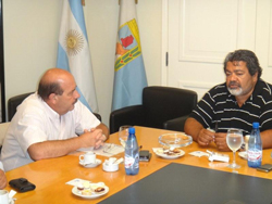 Gerardo Martínez y Héctor Laplace firmaron acuerdo intersindical