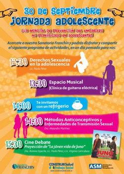 JORNADA DE PREVENCIÓN DEL EMBARAZO NO PLANIFICADO EN ADOLESCENTES