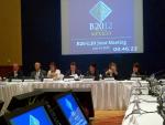 Los Cabos, México - 18.06.2012. Reunión de Empresarios y Sindicatos en la Cumbre del G20.